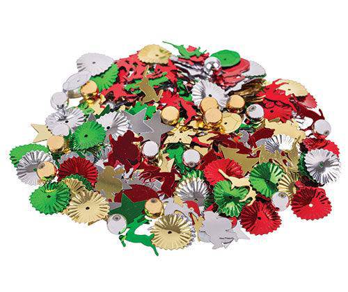 Sequins Multi Coloured Christmas 25g