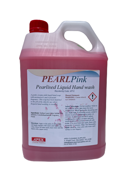 Pearlised Liquid Hand Wash 5L | Pink Pearl