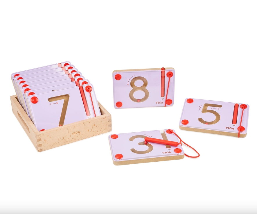 Viga Magnetic Writing Board Numbers