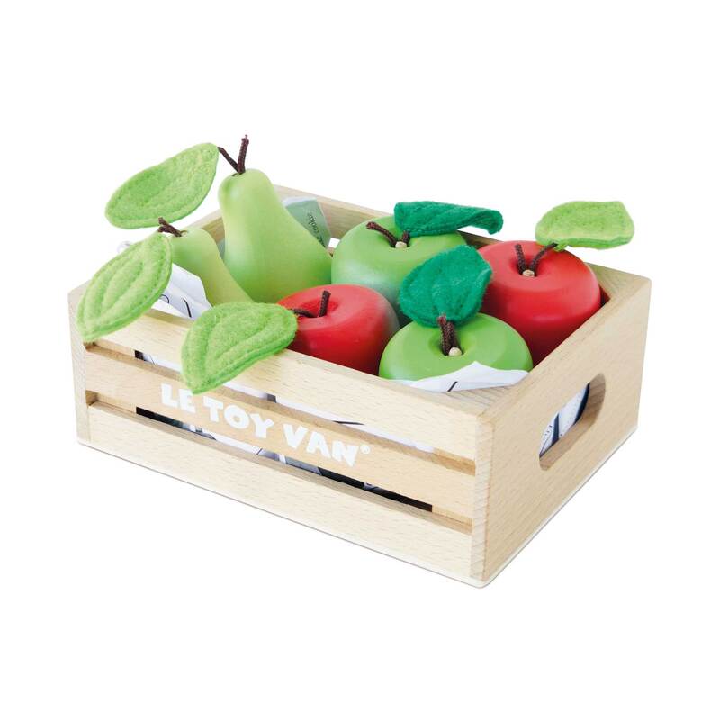 Le Toy Van Crate Orchard Fruits 7pc