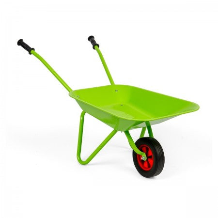 Bigjigs Metal Wheelbarrow Green