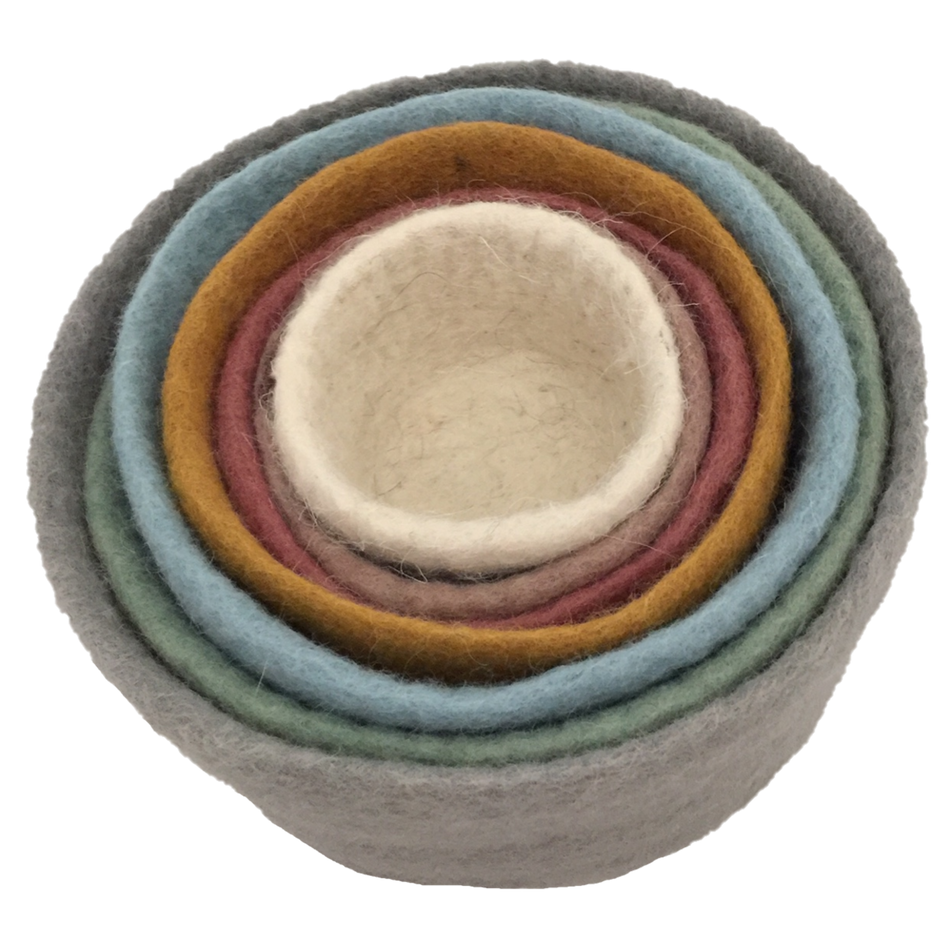 Papoose Earth Nested Bowl Set 7pc