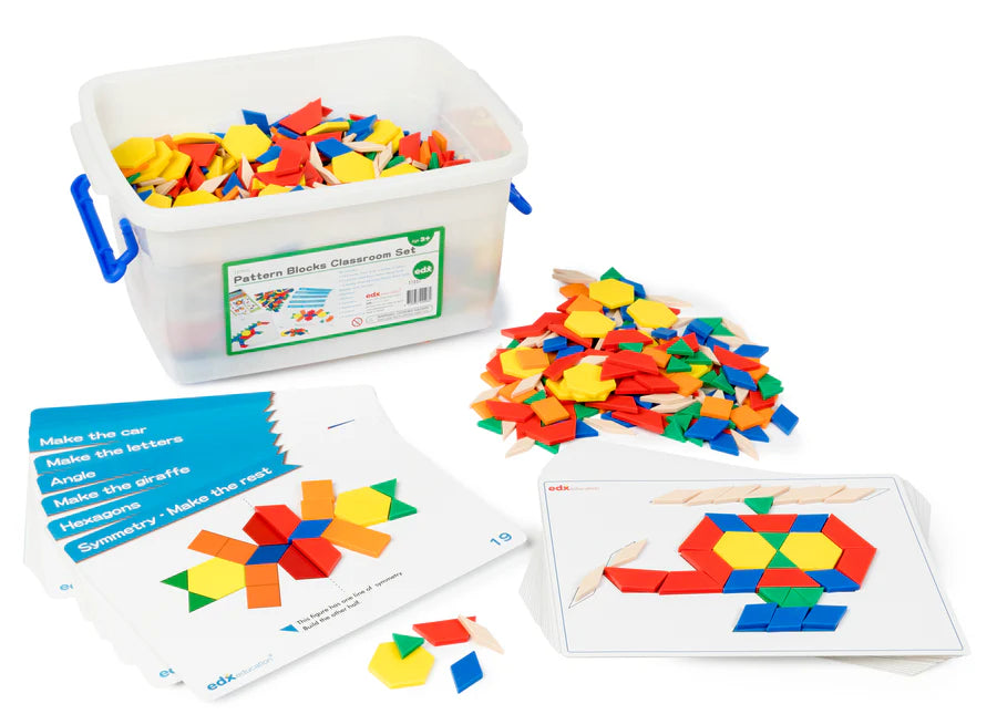 EDX Pattern Blocks Classroom Set