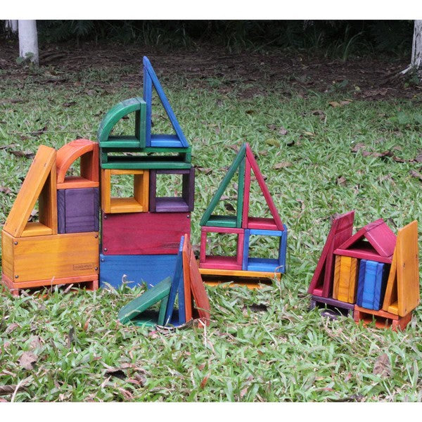 Masterkidz Outdoor Hollow Block Set 27pc Coloured