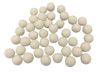 Papoose White Pom Poms 1.5cm 100pc
