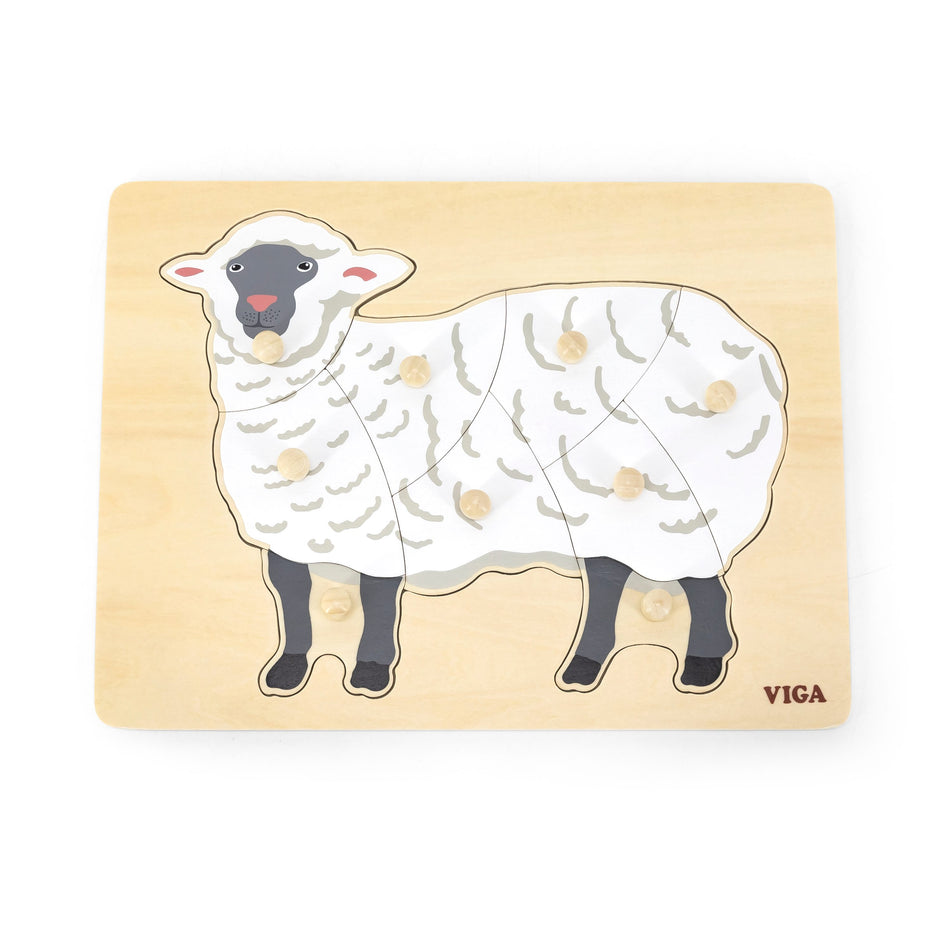 Viga Montessori Puzzle Sheep