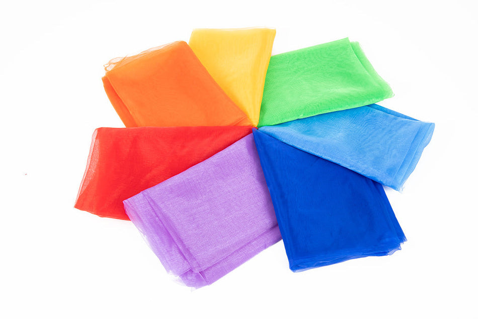 Tickit Rainbow Organza Fabric