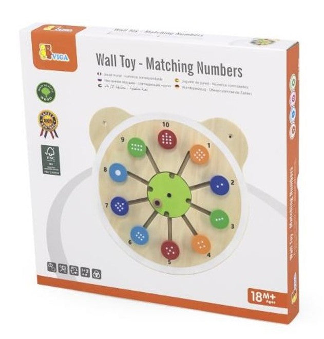 Viga Wall Toy Matching Numbers