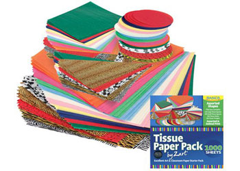 Tissue Paper Pack Assorted Shapes 1,000pk