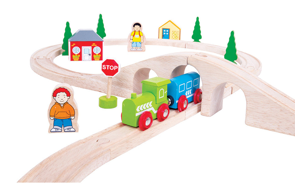 Bigjigs Rail Figure of 8 Train Set