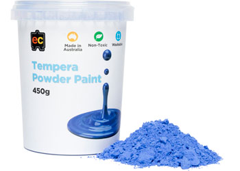 Tempera Powder Paint 450gm Blue