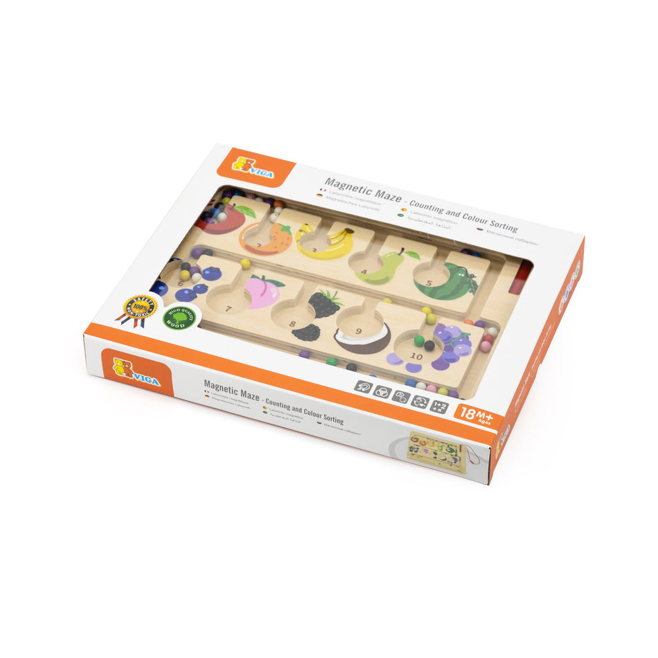 Viga Magnetic Maze Counting/Colour Sort