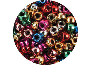 Pony Beads Metallic Pk 1000
