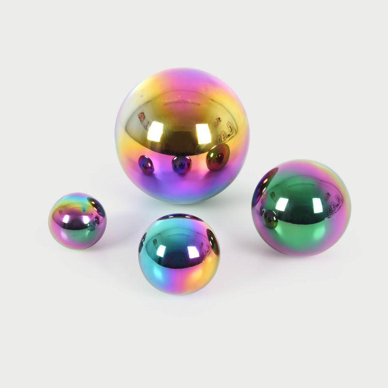 Tickit Sensory Steel Colour Burst Balls 4pk