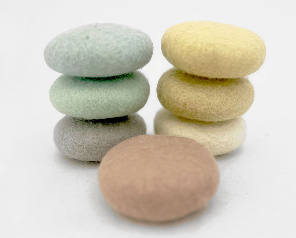Papoose Pastel Felt Coins 7pc