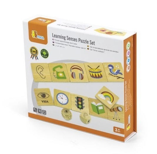 Viga Learning Senses Puzzle Set