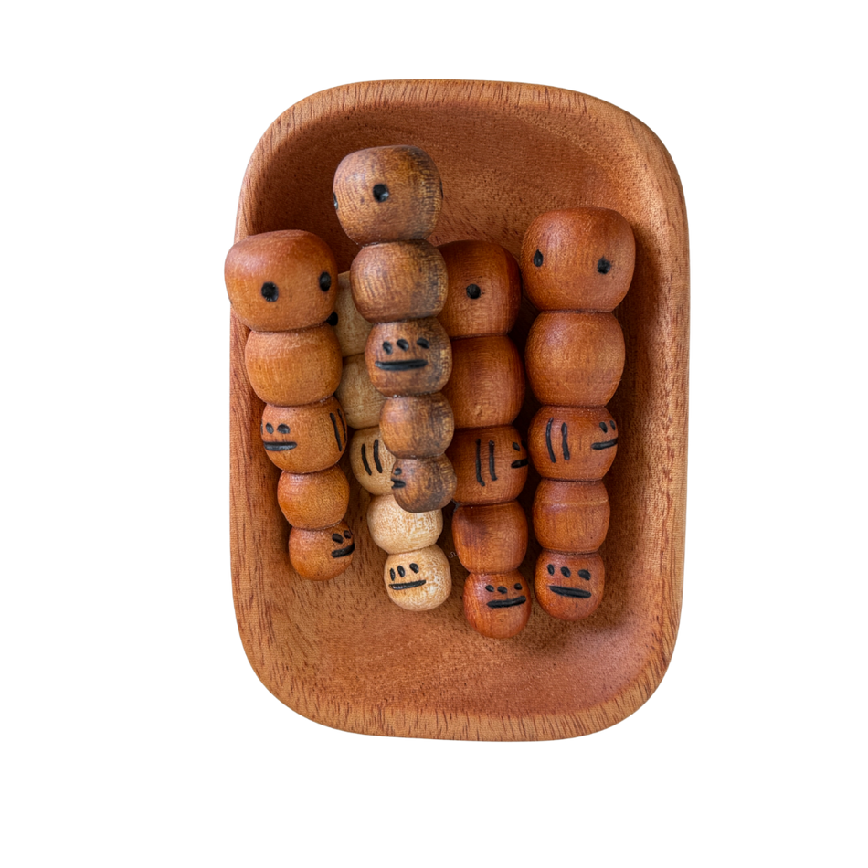 Awe & Wonder Woodburnt Bardi Grubs by Simone Hills