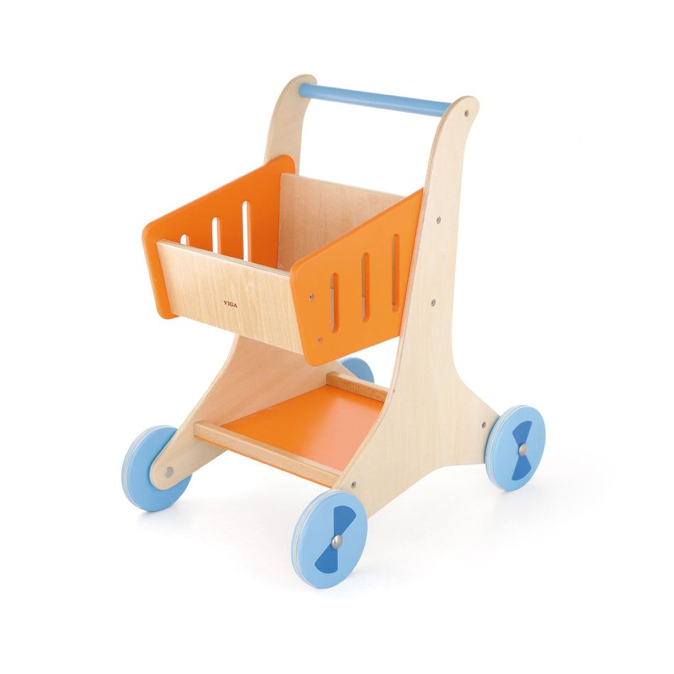 Viga Wooden Shopping Cart