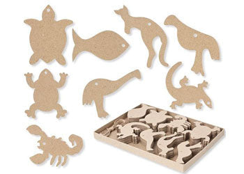 Papier Mache Aust Animals Pk 80