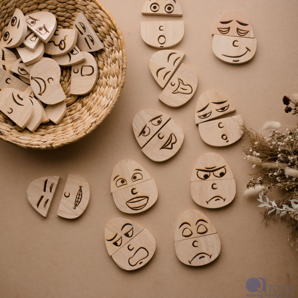 Q Toys Wooden Egg Pressions 20pc