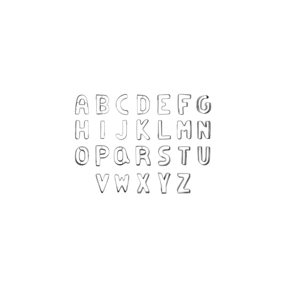 Chef Inox Cutter Set Alphabet