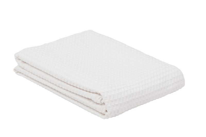 Cotton Thermal Blanket White