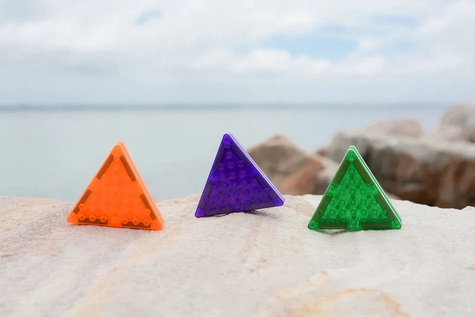 MagBrix Magnetic Tiles Equal Triangles 12pc