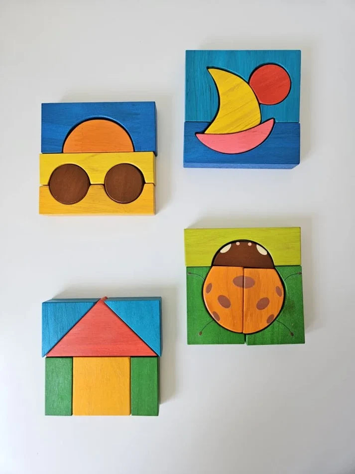 Q Toys Four-In-One Puzzle