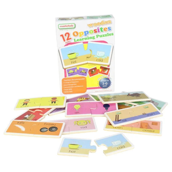 Masterkidz Wood Puzzles Opposites