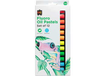 Oil Pastels Jumbo Fluro Pk 12