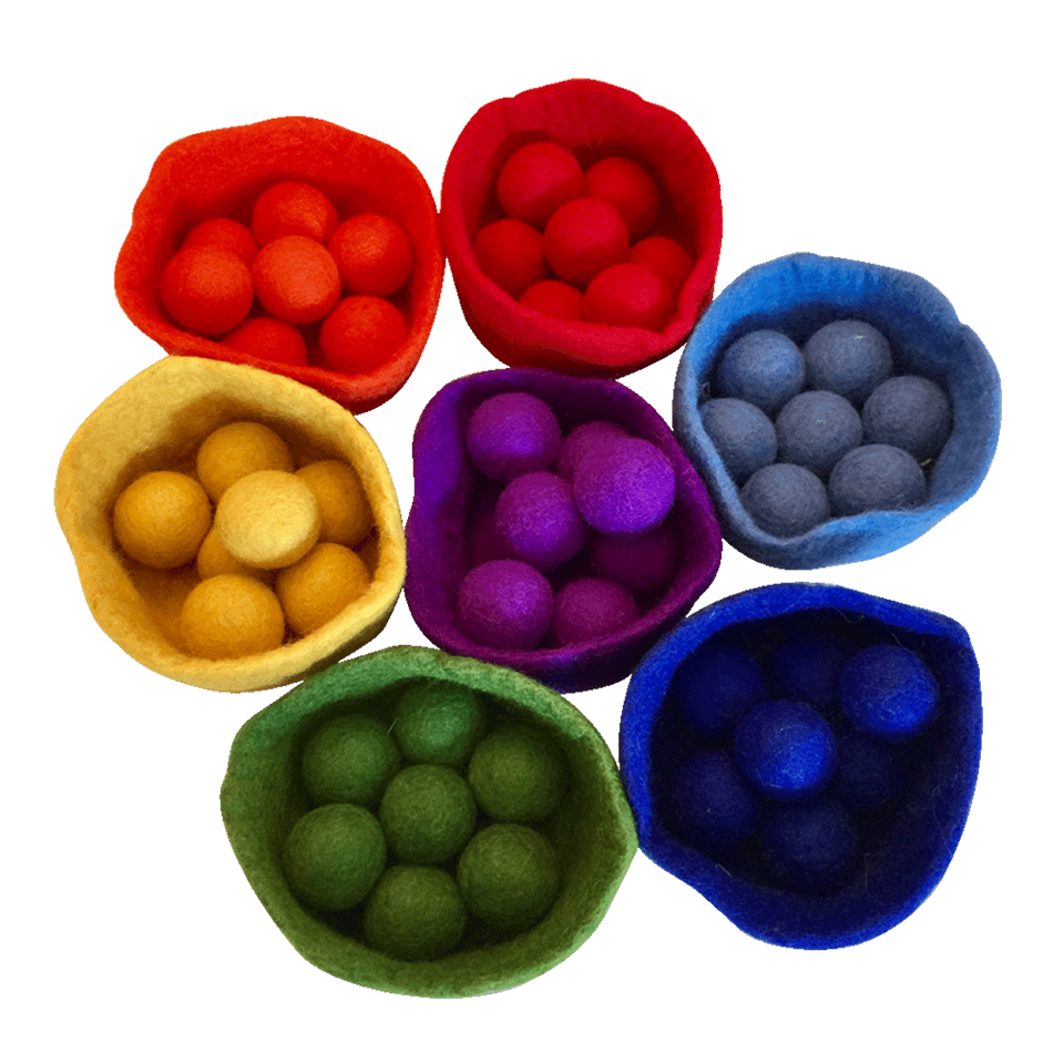 Papoose Rainbow Bowl Ball Set 0+