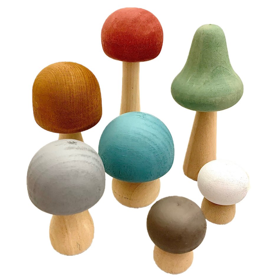 Papoose Earth Mushrooms 7pc