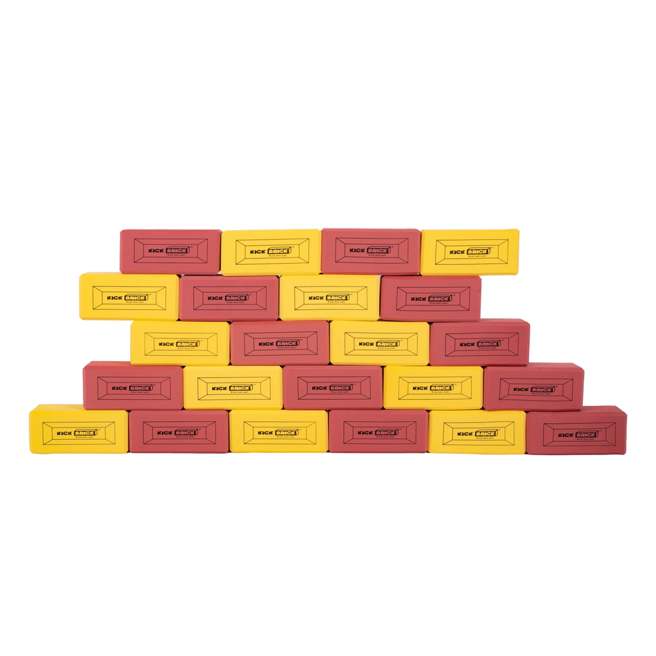 Kick Bricks Red/Yellow Set of 25