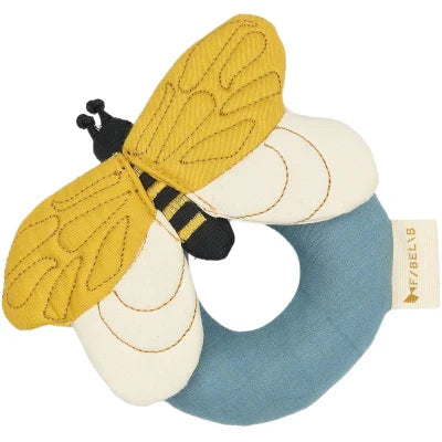 Fabelab Rattle Bee Whisper White