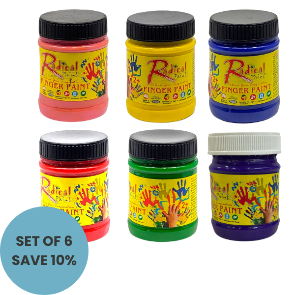 Finger Paint 250ml Set of 6