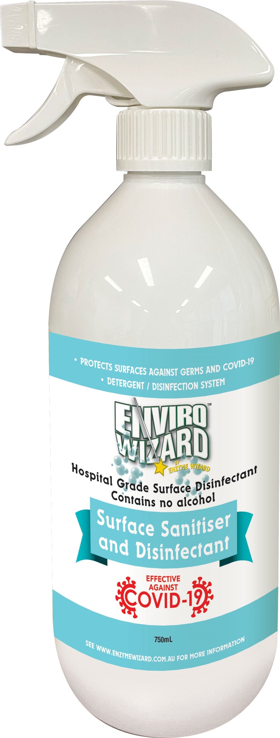 Enzyme Wizard Surface Sanitiser & Disinfectant 750ml