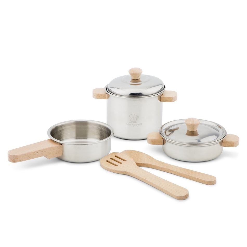 New Classic Toys Metal Pan Set