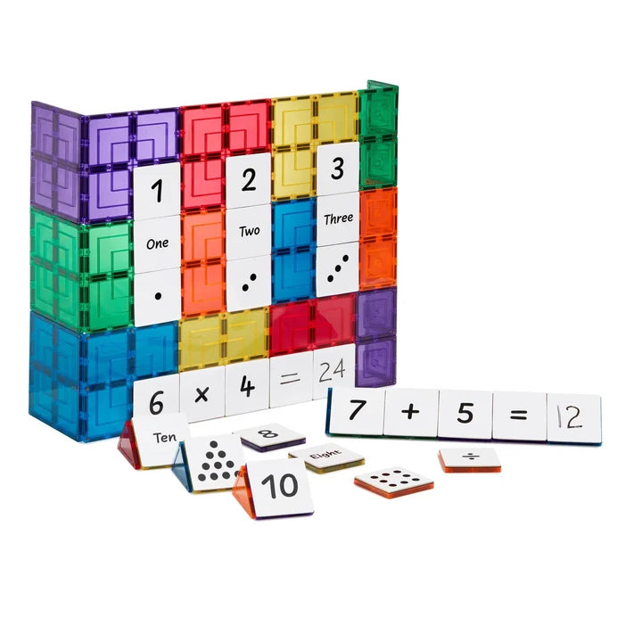 LGT Magentic Tile Topper Numeracy 40pc