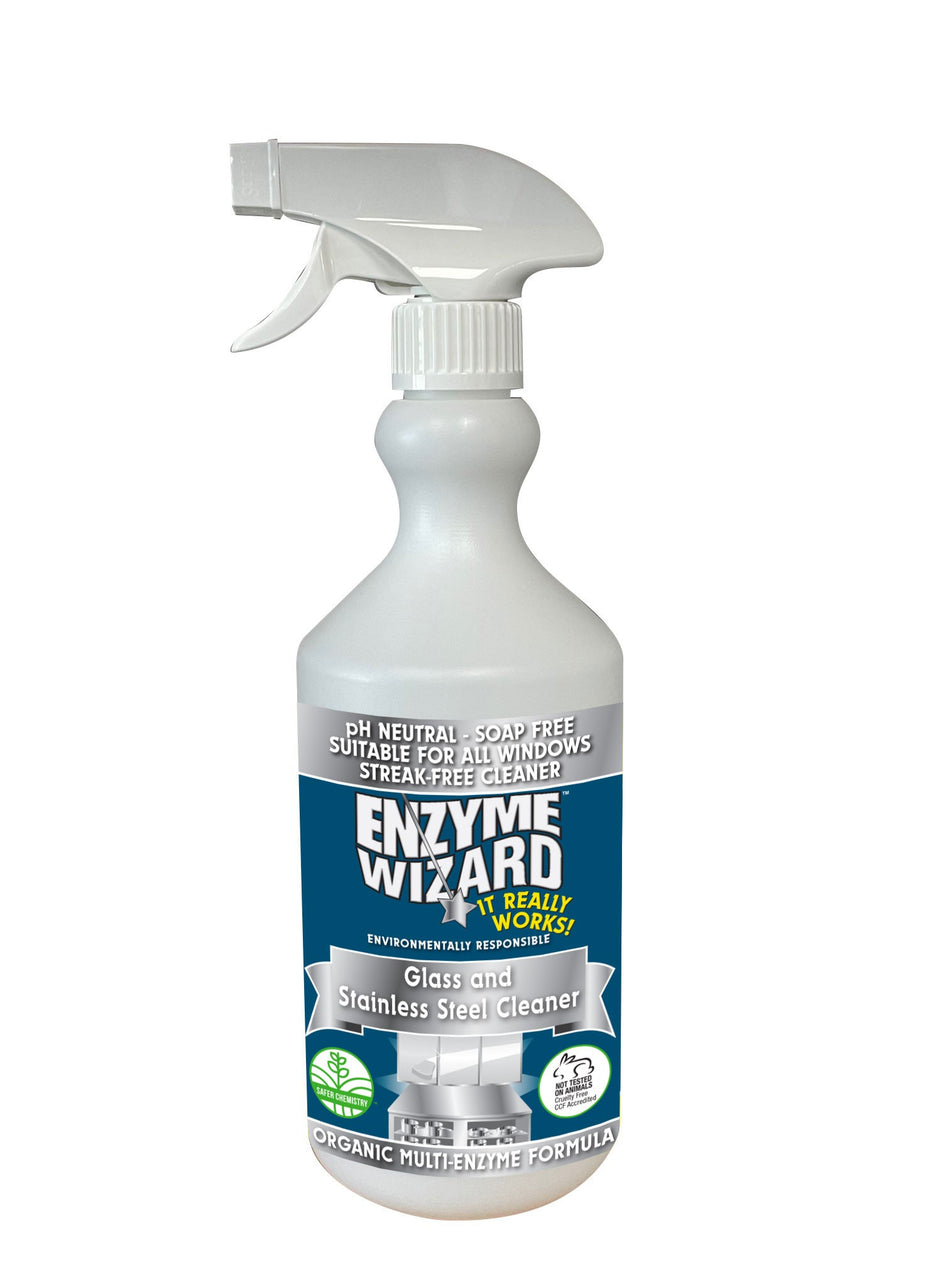Enzyme Wizard Glass & Stainless Steel Cleaner - Empty 750ml Bottle