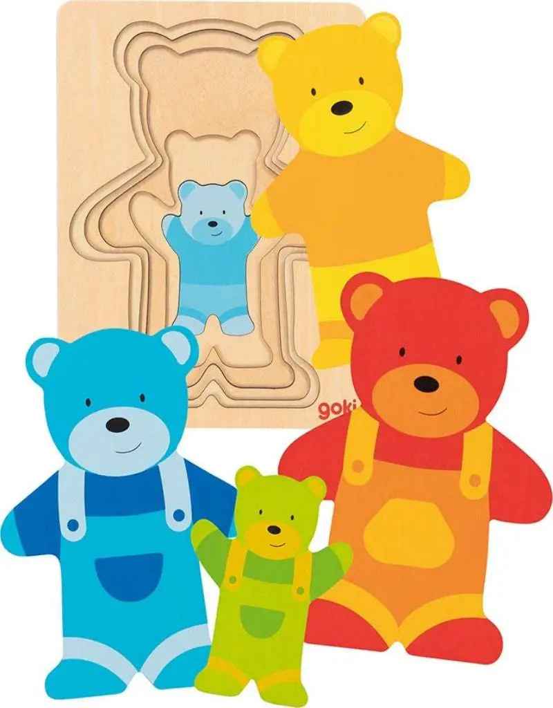 Goki 5 Layer Puzzle Bear