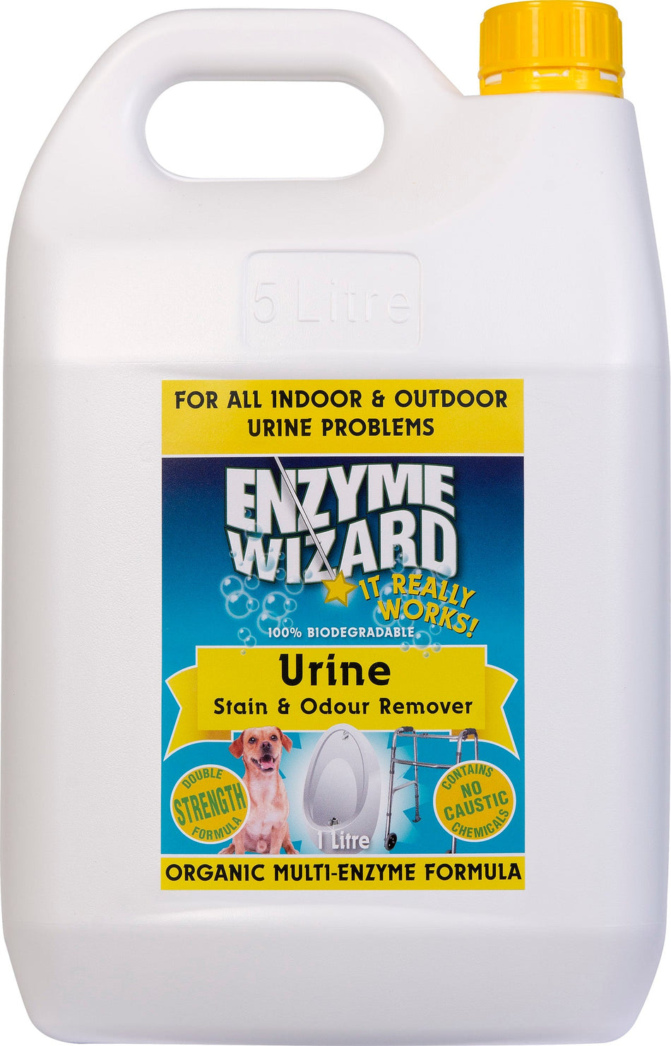 Enzyme Wizard Urine Stain & Odour Remover 5L Refill