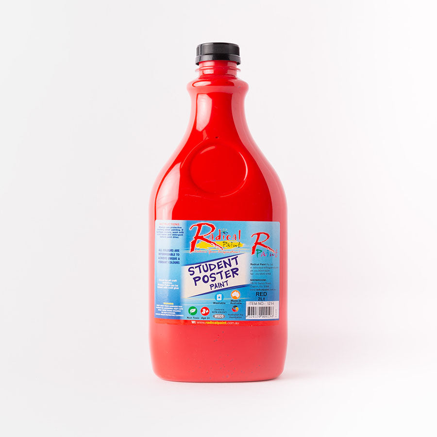 Student Poster Paint Red 2Lt