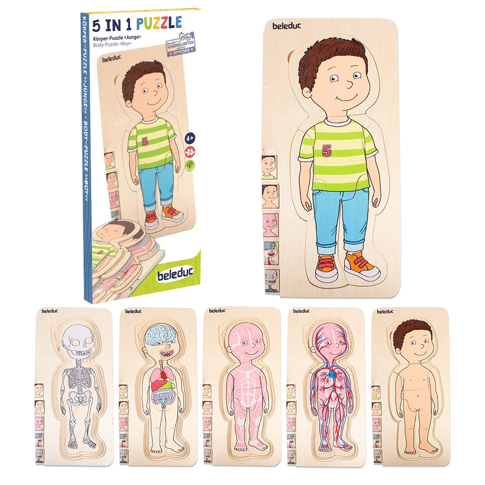 Beleduc Your Body Puzzle Boy