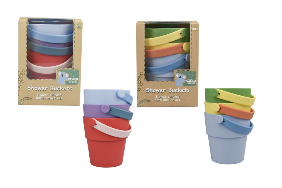 Koala Dream Silicone Water Buckets 3pc