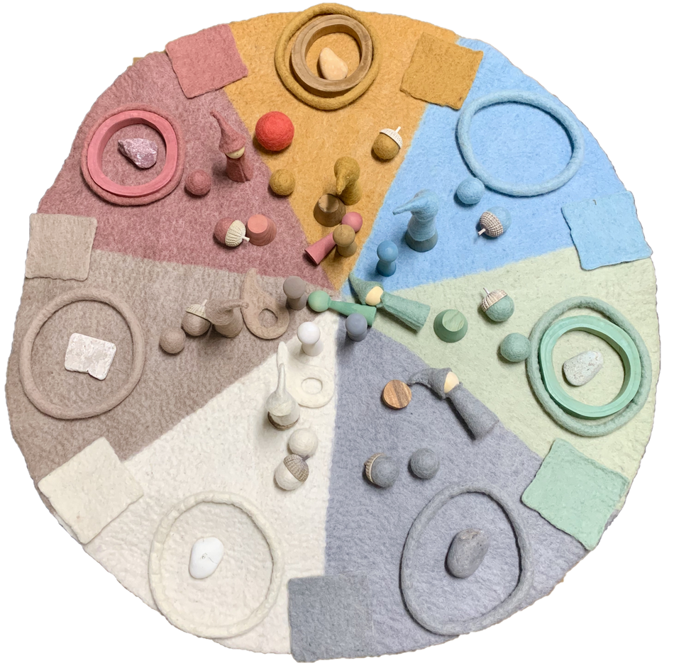 Papoose Earth Rainbow Mat 90cm