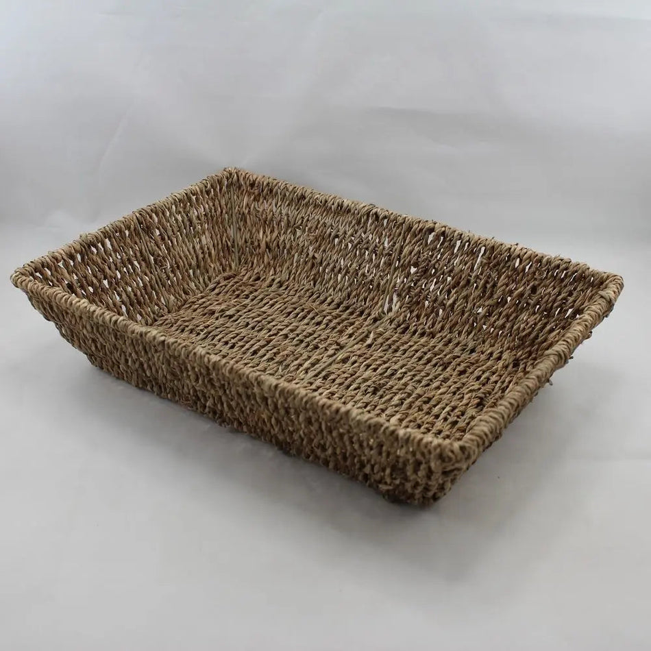 Masterworks Rectangle Seagrass Tray Natural