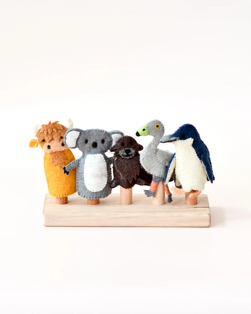Tara Treasures Felt Phillip Island Finger Puppets