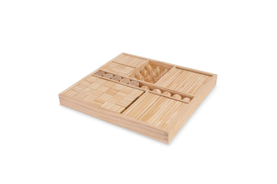 Kinderfeets Mixed Block Tray Natural