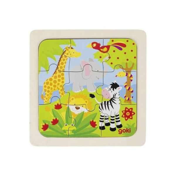 Goki Puzzle Jungle 9pc