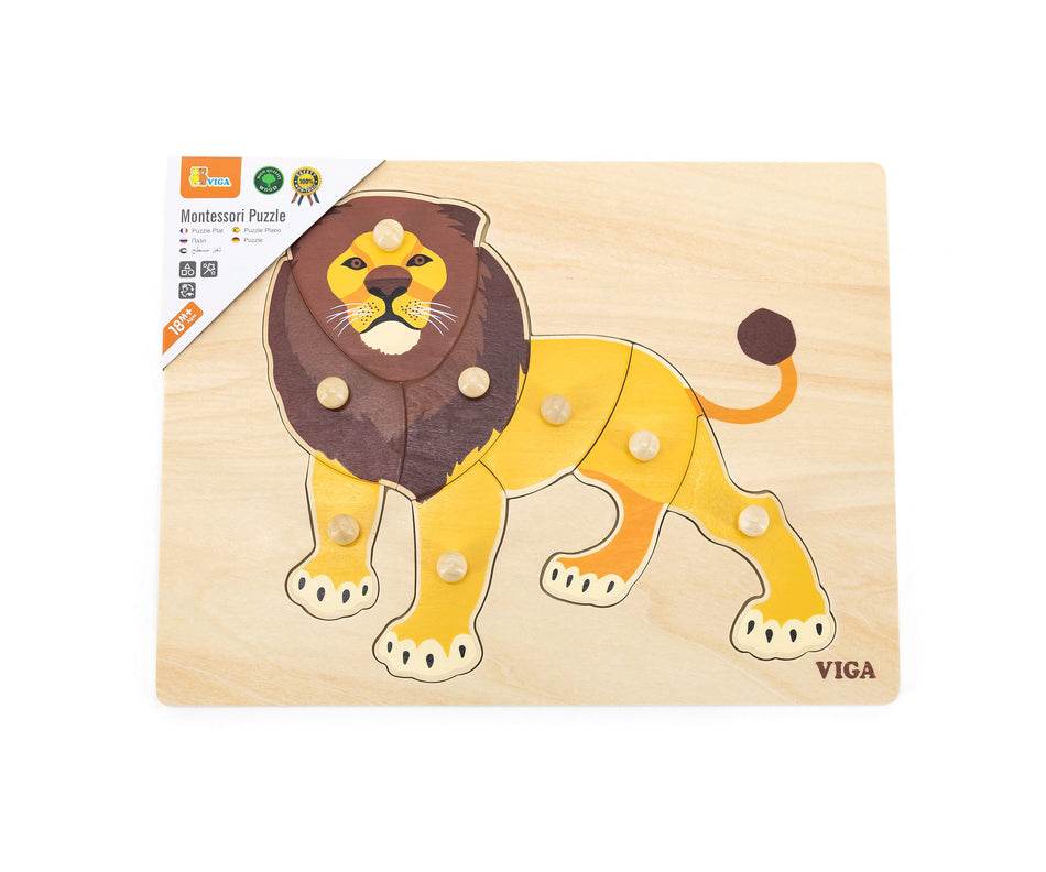Viga Montessori Puzzle Lion